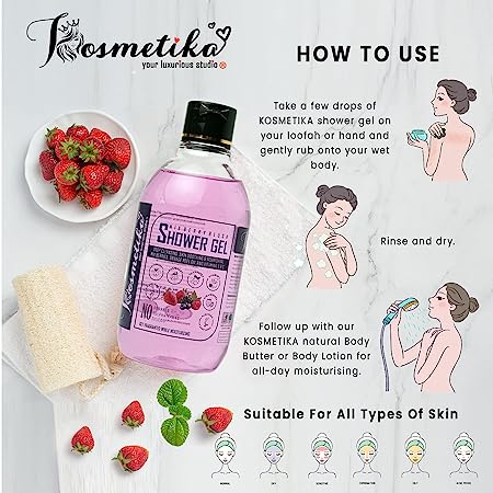 Kosmetika Berry Blush Shower Gel 4